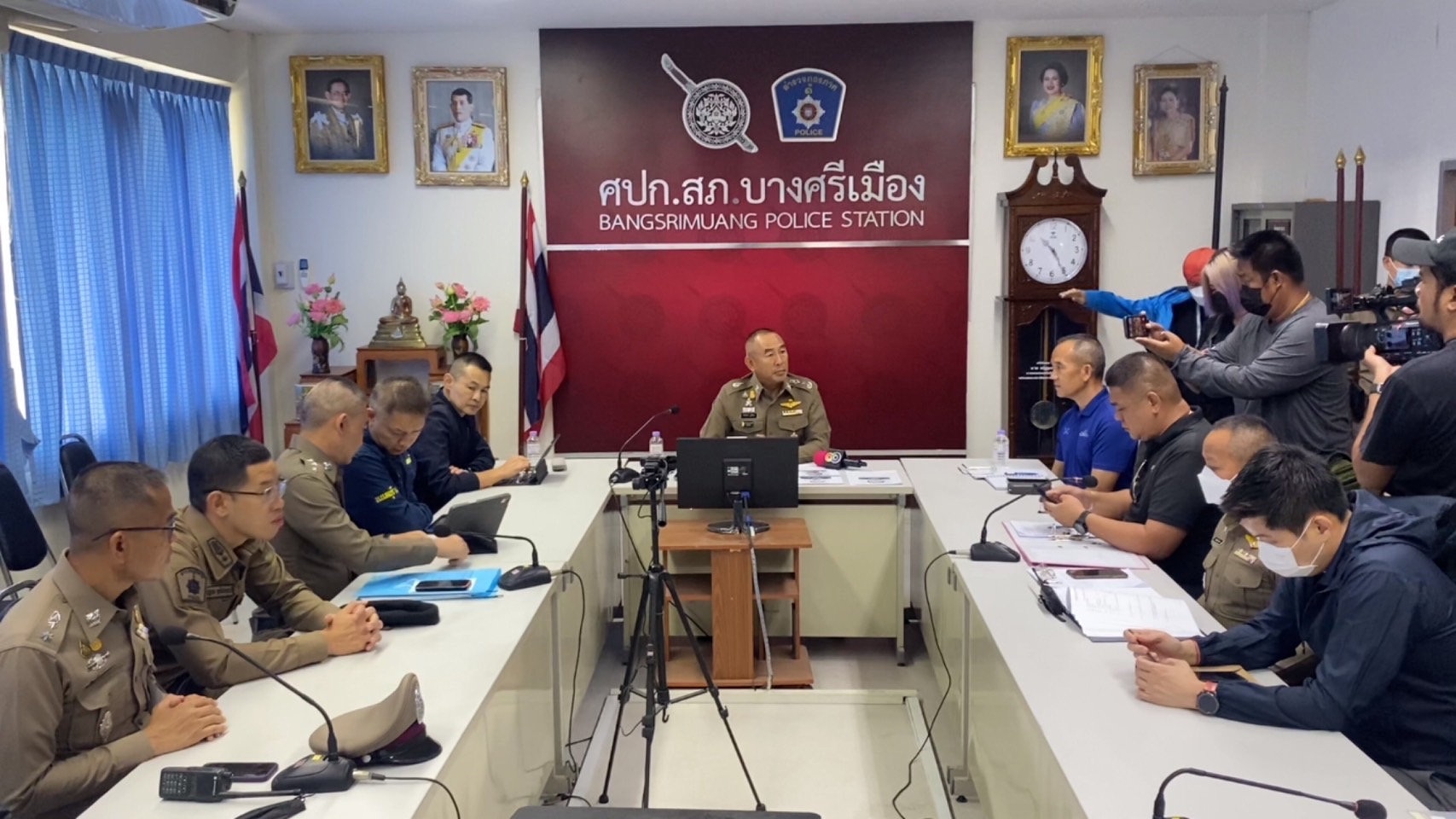 ผบช.ภ.1 ประชุมเร่งรัดคดีเหตุดวลปืน60นัดพร้อมออกหมายจับทันที