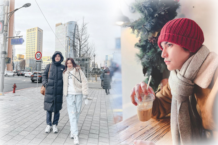 เกาหลี เกาใจ ใครหนาว? “เต๋า เศรษฐพงศ์” ควงแฟนสาวโชว์หวานท้าลมหนาว