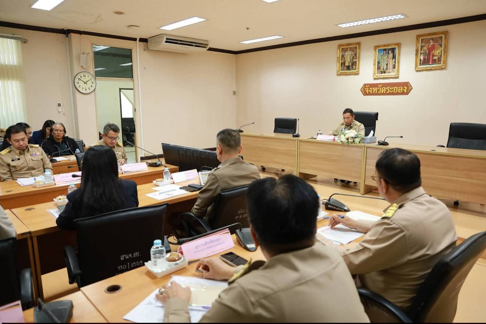 ระยองประชุม ศอ.ปส. ครั้งแรกปี 69 บูรณาการทุกภาคส่วน ลุยแก้ปัญหายาเสพติด