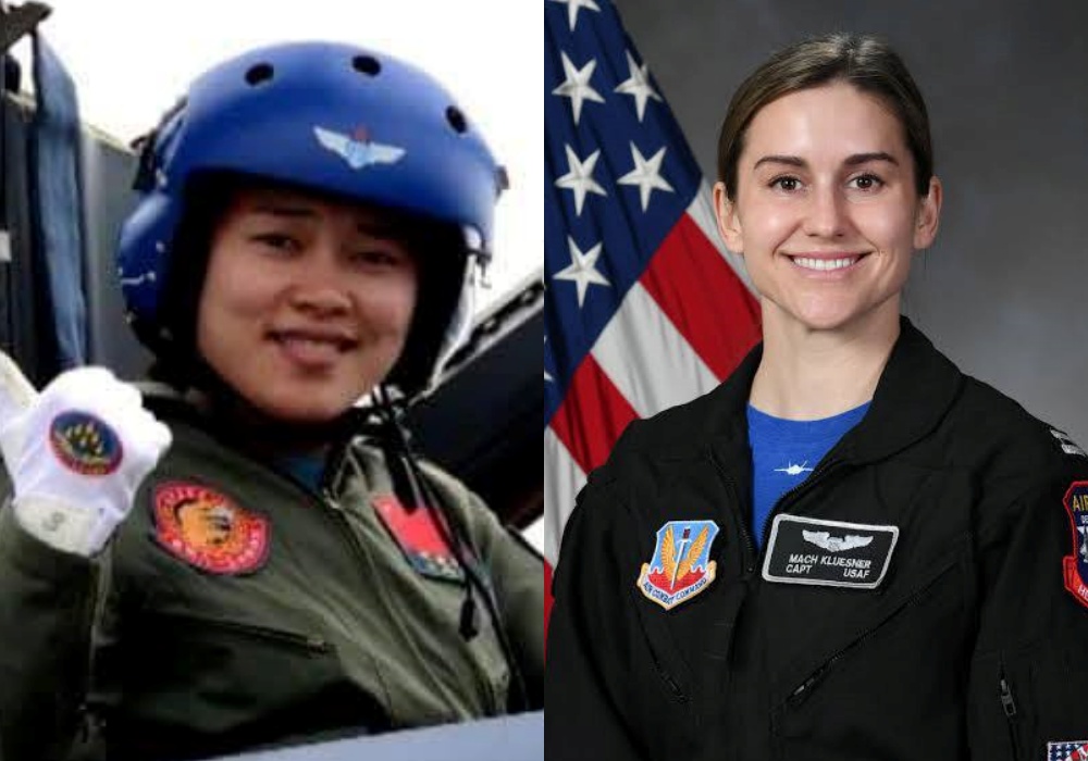 รู้จักสุดยอด 2 นักบินหญิง "เหอ เสี่ยว ลี่-ผู้พันคลูสเนอร์" บิน Air Show ทุ่งดอนเมือง