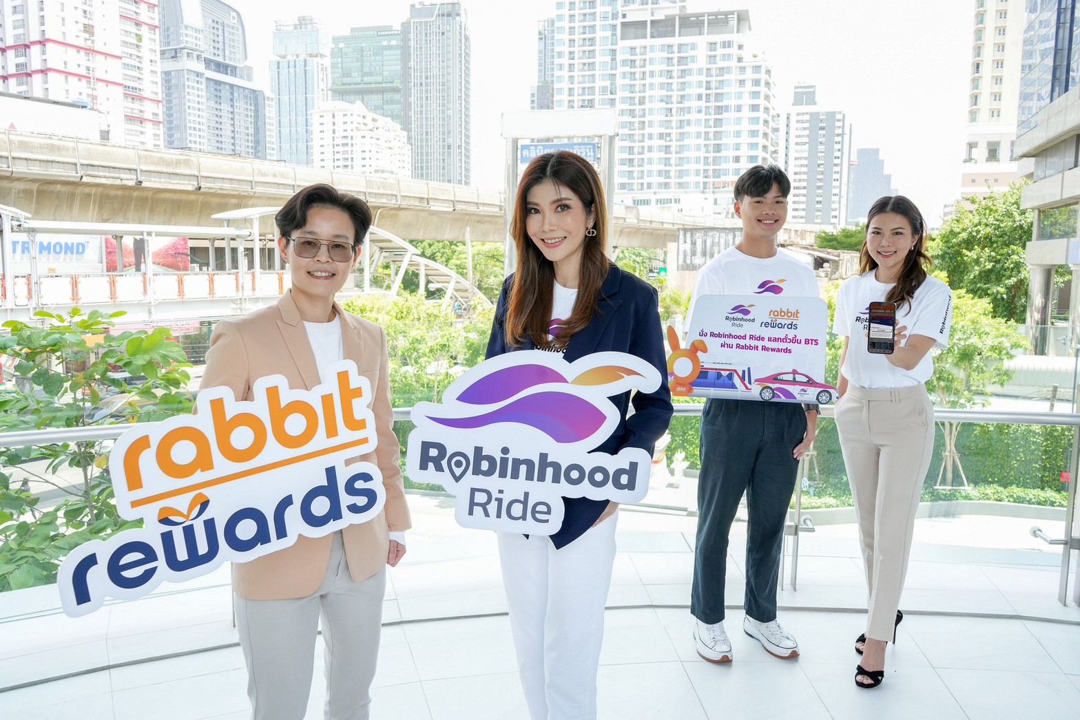 Robinhood จับมือ Rabbit Rewards ส่งแคมเปญนั่ง Robinhood Ride แลกเที่ยว BTS ผ่าน Rabbit Rewards 250 พอยท์เชื่อมต่อการเดินทาง 