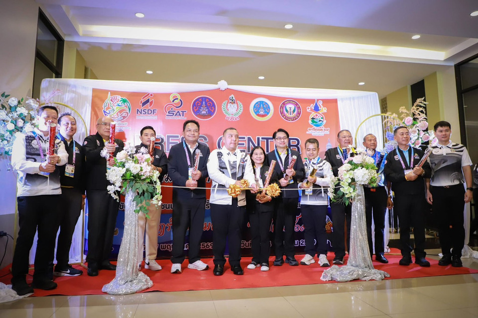 จังหวัดสุราษฎร์ธานี เปิดศูนย์สื่อมวลชน “สุราษฎร์ธานีเกมส์” ยกระดับการรายงานผลกีฬาเยาวชนแห่งชาติสู่มาตรฐานสากล