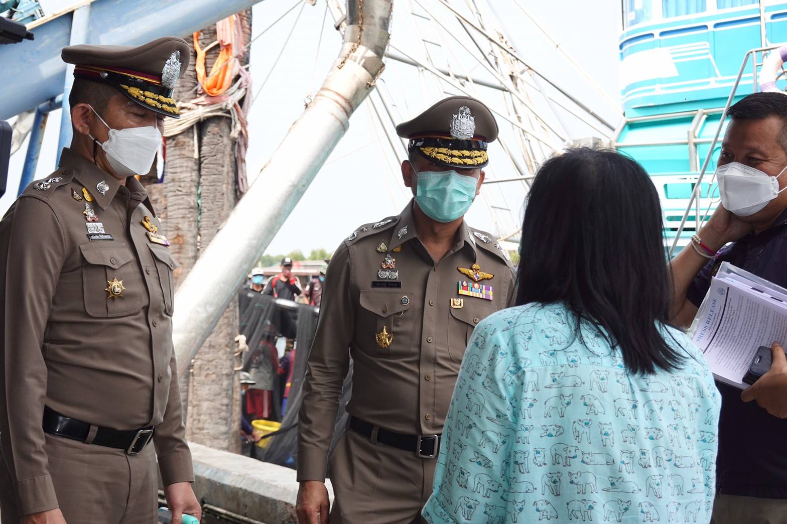 ศพดส.ตร.ร่วม ปปง.ลุยค้นยึดทรัพย์ผู้ต้องหาอาญาฟอกเงิน จากฐานความผิดคดีค้ามนุษย์ 