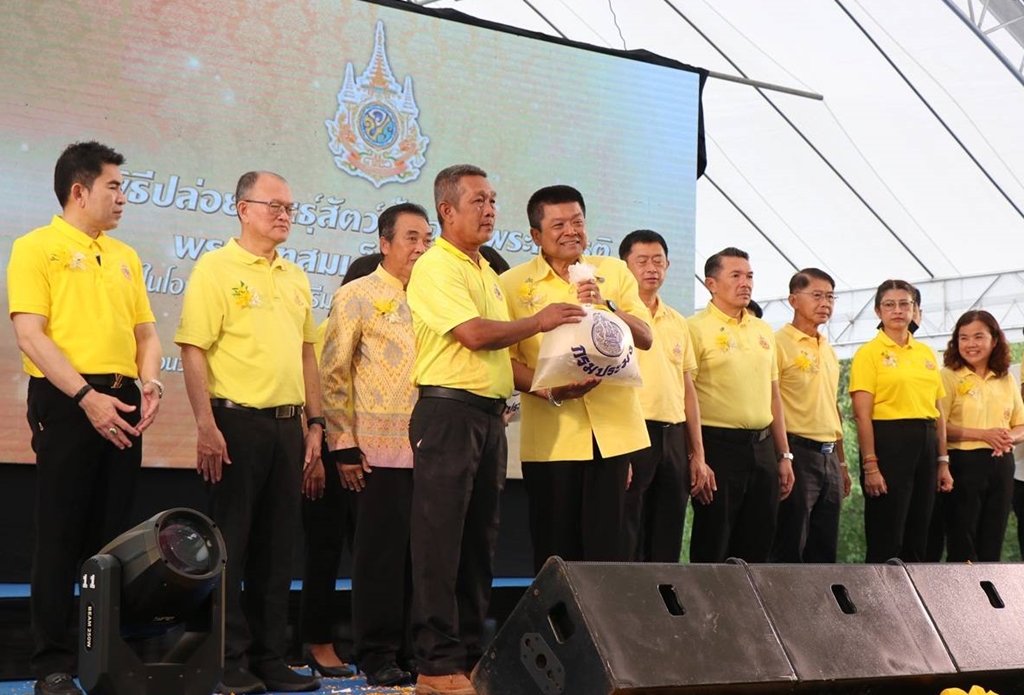 กรมประมง จัดกิจกรรมปล่อยพันธุ์ปลาเฉลิมพระเกียรติฯ ณ เขื่อนวชิราลงกรณ