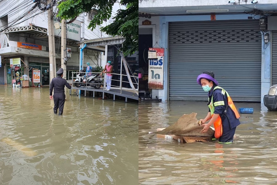 กทม. แจ้งเตือน! เลี่ยงใช้สะพานกรุงธน น้ำหนุนเจ้าพระยาล้นทะลักท่วม