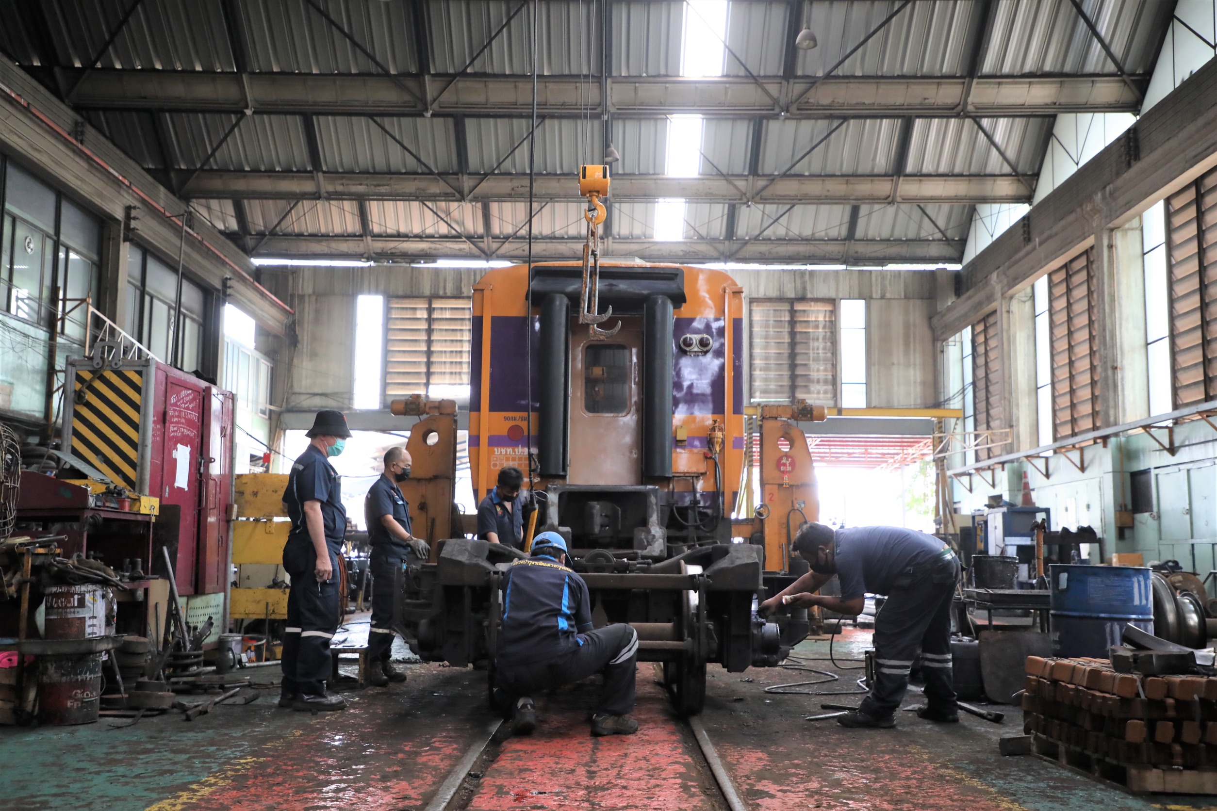 รถไฟฯแก้ปัญหาฝุ่น PM 2.5 กวดขันโรงรถจักร/โรงซ่อมป้องกัน พร้อมใช้บี20 เดินรถ 