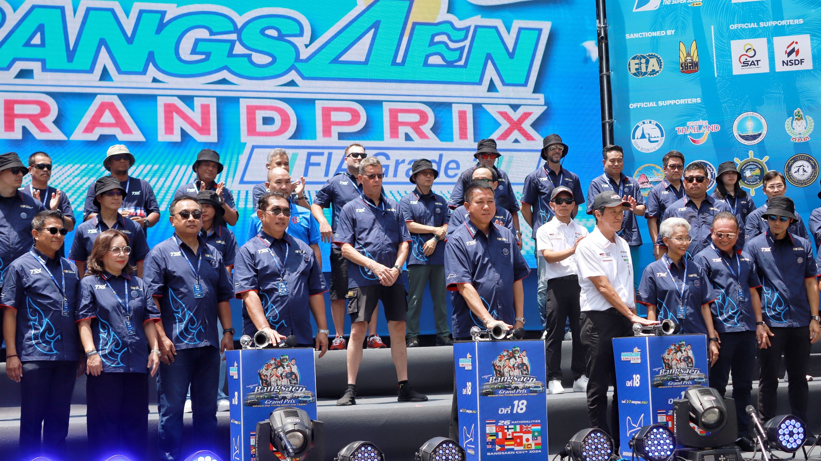 เปิดยิ่งใหญ่การแข่งขันรถยนต์ทางเรียบนานาชาติ Bangsaen Grand Prix 2024