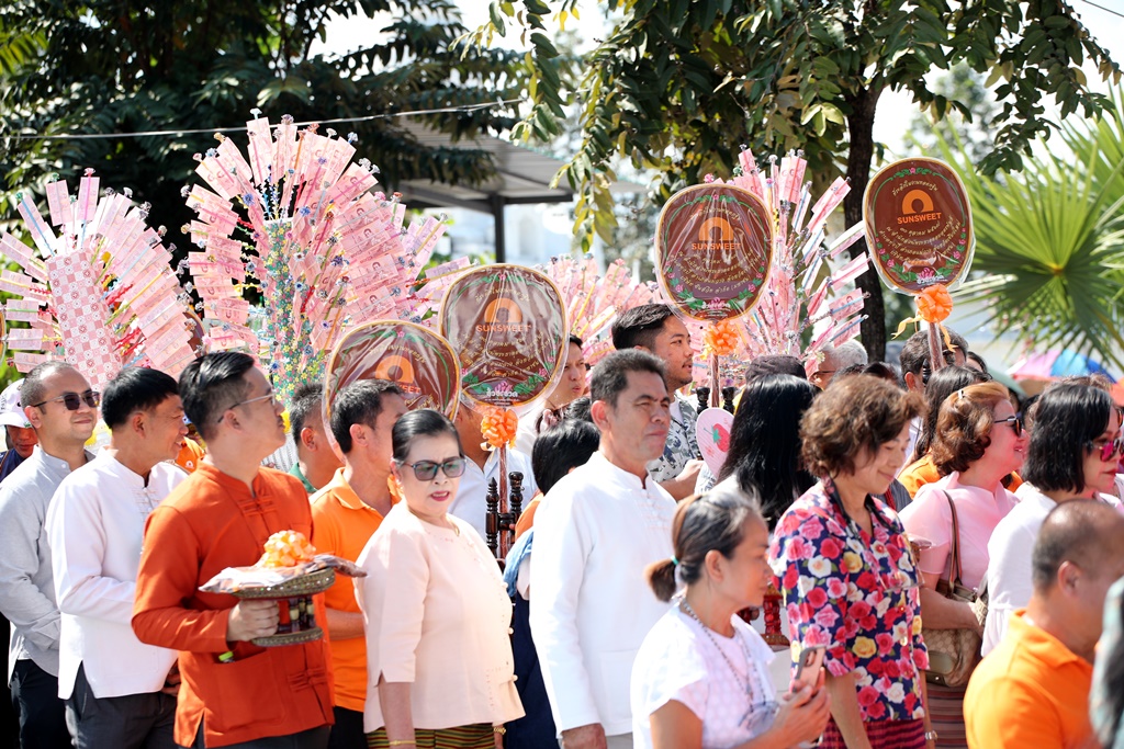 SUN สานต่อบุญใหญ่ จัดงานทอดกฐินสามัคคี 2567 สำนักสงฆ์พระธาตุดอยอุดรพันธ์ เชียงใหม่