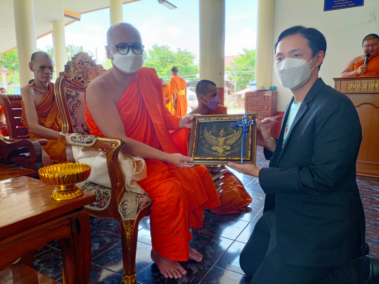 ชุมนุมสหกรณ์การเกษตรฯถวายทุนเพื่อการศึกษาเข้ากองทุนสามเณรนุเคราะห์ปัญญาทีป