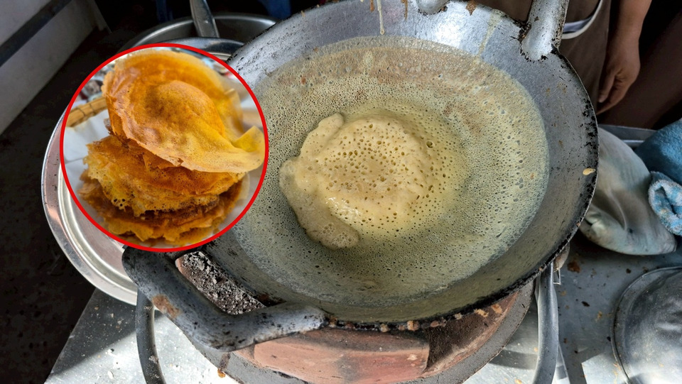 “อาปมแลงังเตาถ่าน” ขนมโบราณคู่ตลาดรอมฎอนควนโดน สืบสูตรกว่า 30 ปี
