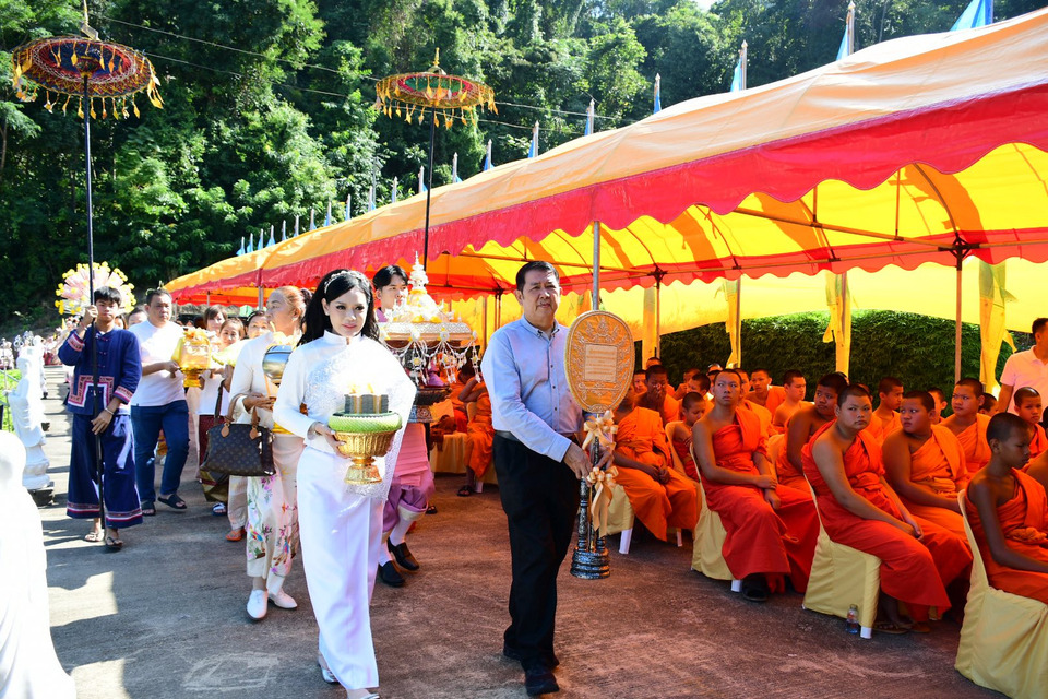 “กฐินพุทธเมตตามหาบารมี” วัดกิ่วกาญจน์ เชียงของ รวมพลังศรัทธาสมทบทุนสร้างอุโบสถ