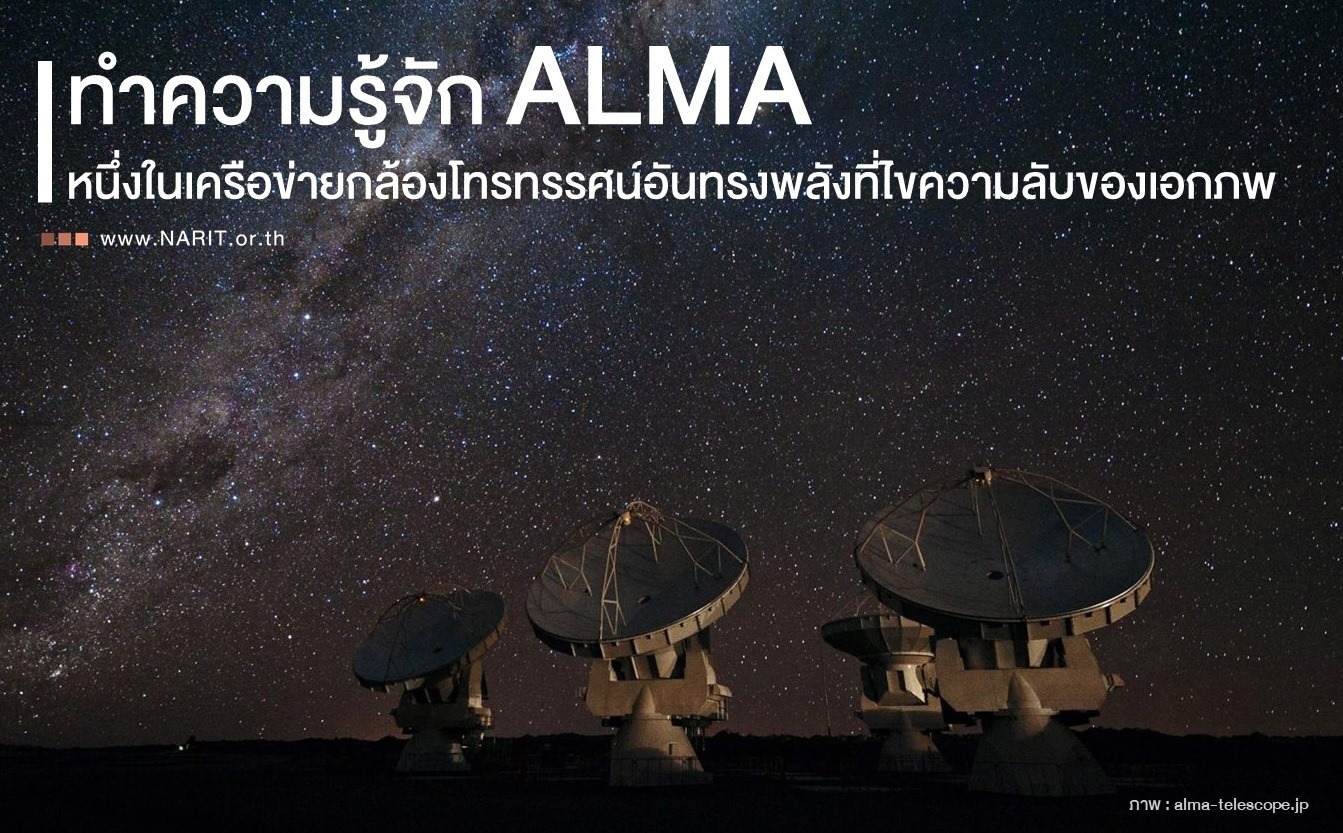 รู้จัก! ALMA เครือข่ายกล้องโทรทรรศน์ร่วมไขปริศนาเอกภพ 