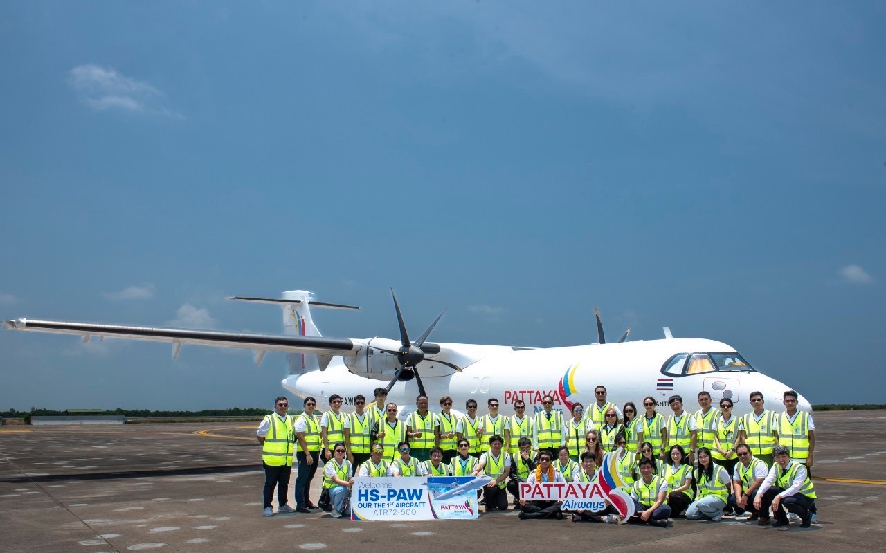 "พัทยาแอร์เวย์" ต้อนรับเครื่องบิน ATR 72-500 Freighter ลำแรกเข้าฝูงบิน พร้อมให้บริการขนส่งสินค้าในภูมิภาคอาเซียนตามแผนการดำเนินงาน
