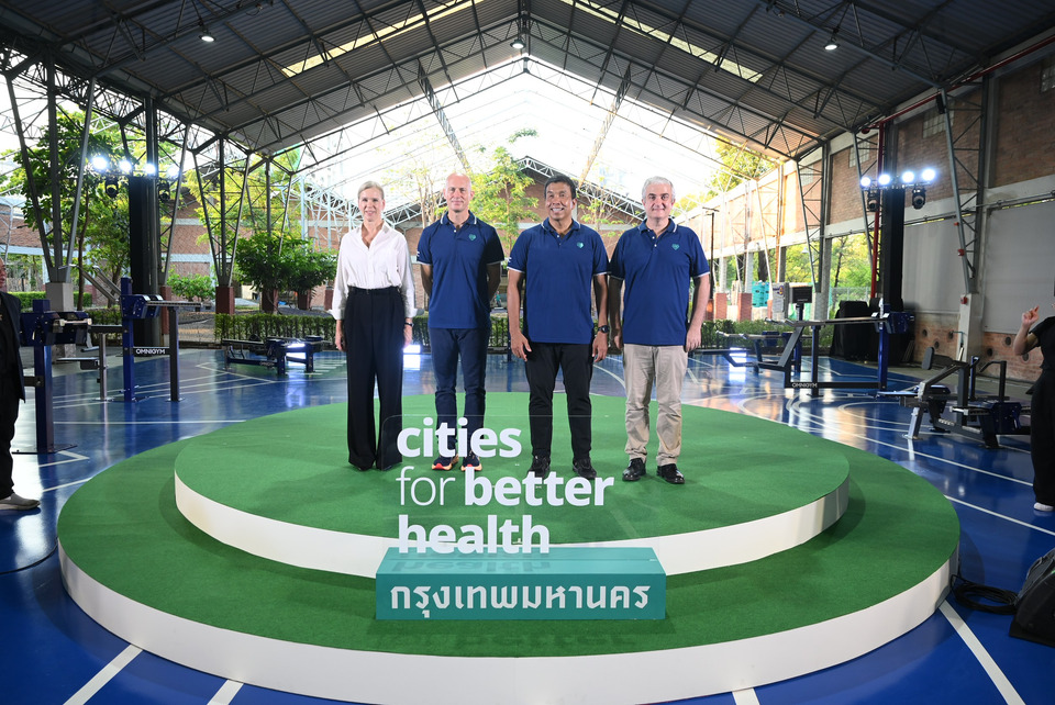กทม.เดินหน้าสร้างสุขภาพดี! จับมือ สถานทูต -เอกชน เปิดโครงการ ‘Benchakitti Park for Better Health’