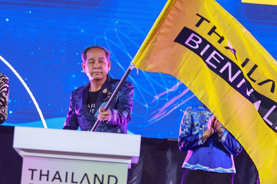 วธ.ส่งมอบธงมหกรรมศิลปะร่วมสมัยฯ Thailand Biennale ให้ จ.ระยอง