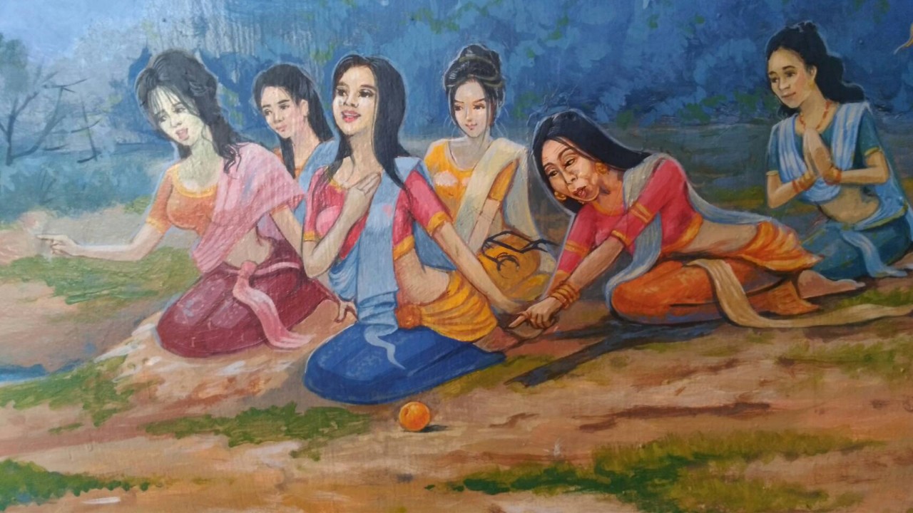 โซเชียลฮือฮา "แม่สิตางค์"โผล่ภาพวาดผนังโบสถ์วัดหนองเต่า