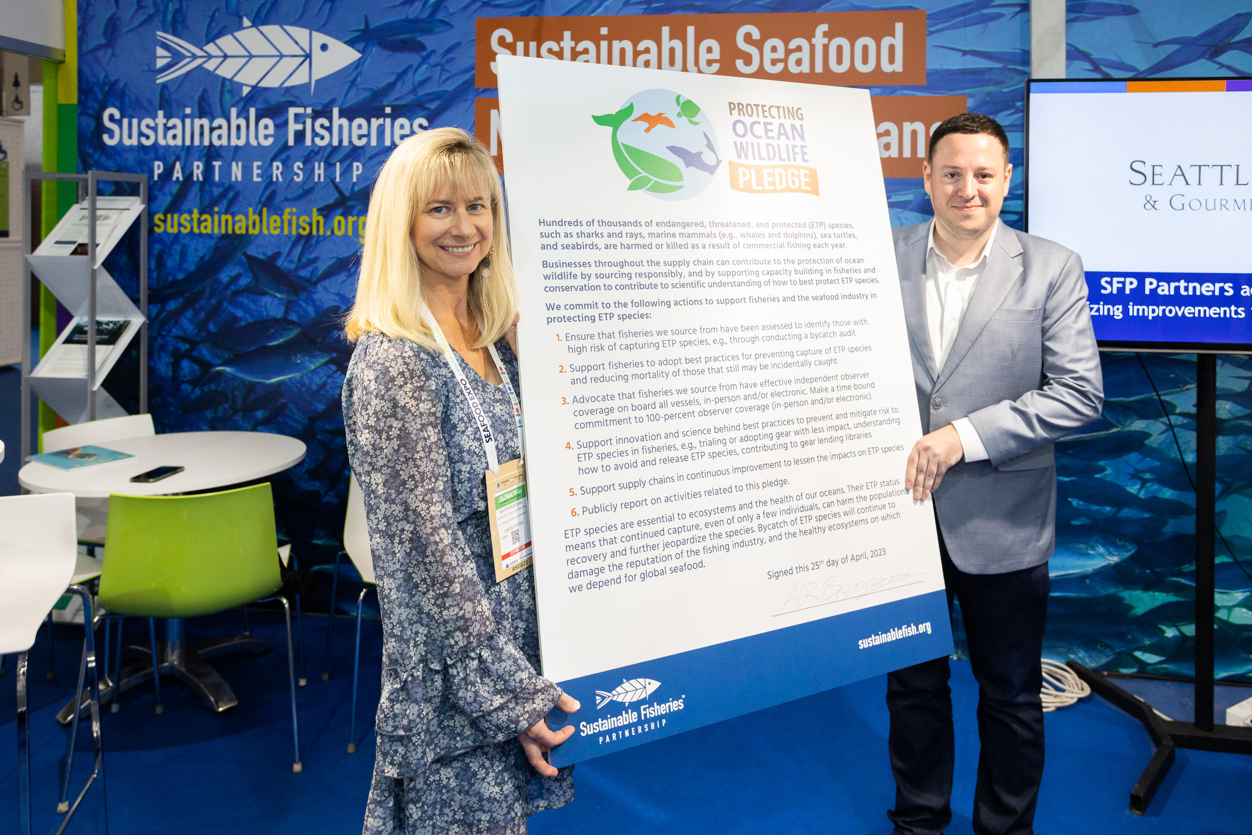 ไทยยูเนี่ยนลงนามสัญญาสาธารณะร่วมปกป้องสัตว์น้ำที่เสี่ยงต่อการสูญพันธ์ พร้อมเดินหน้าเชิญชวนภาคธุรกิจเข้าร่วม  