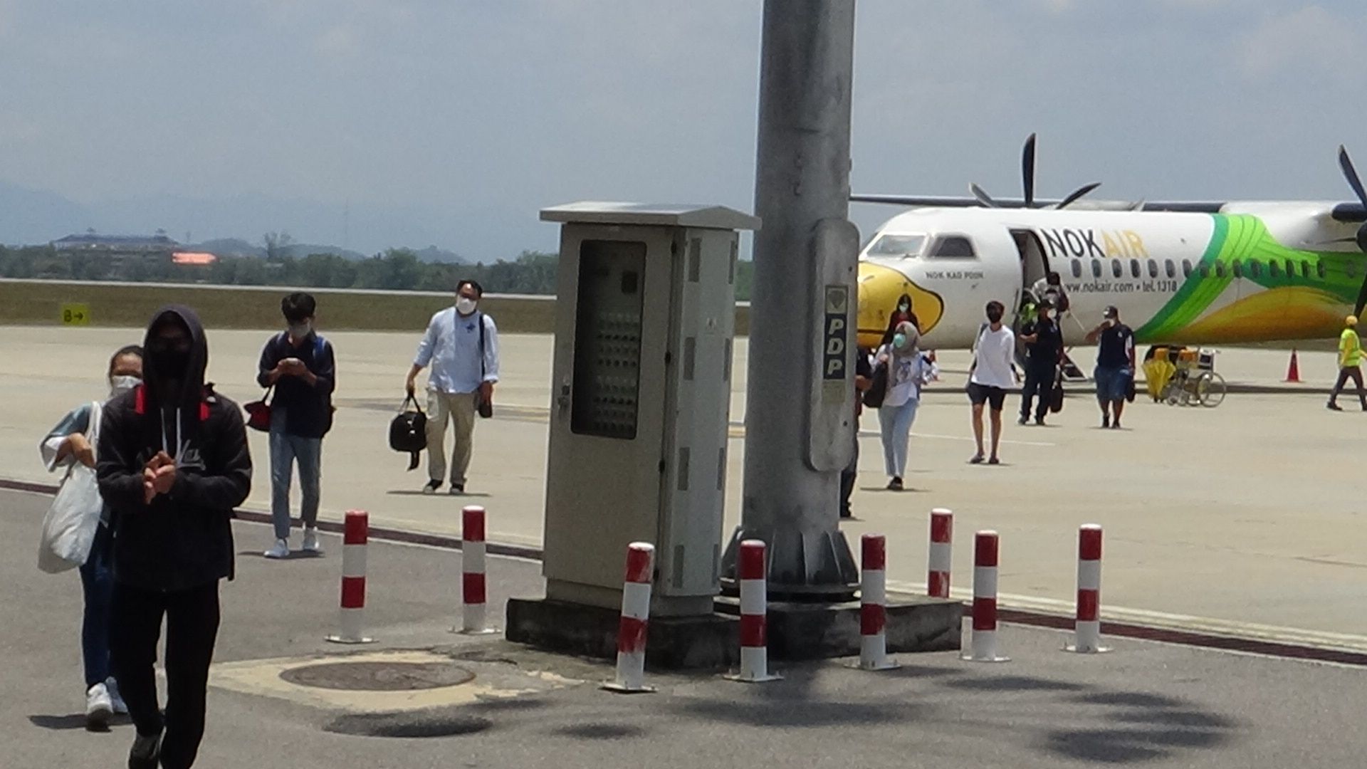 สนามบินตรังหักปีกไฟต์บินเหลือนกแอร์1 เที่ยวบิน 