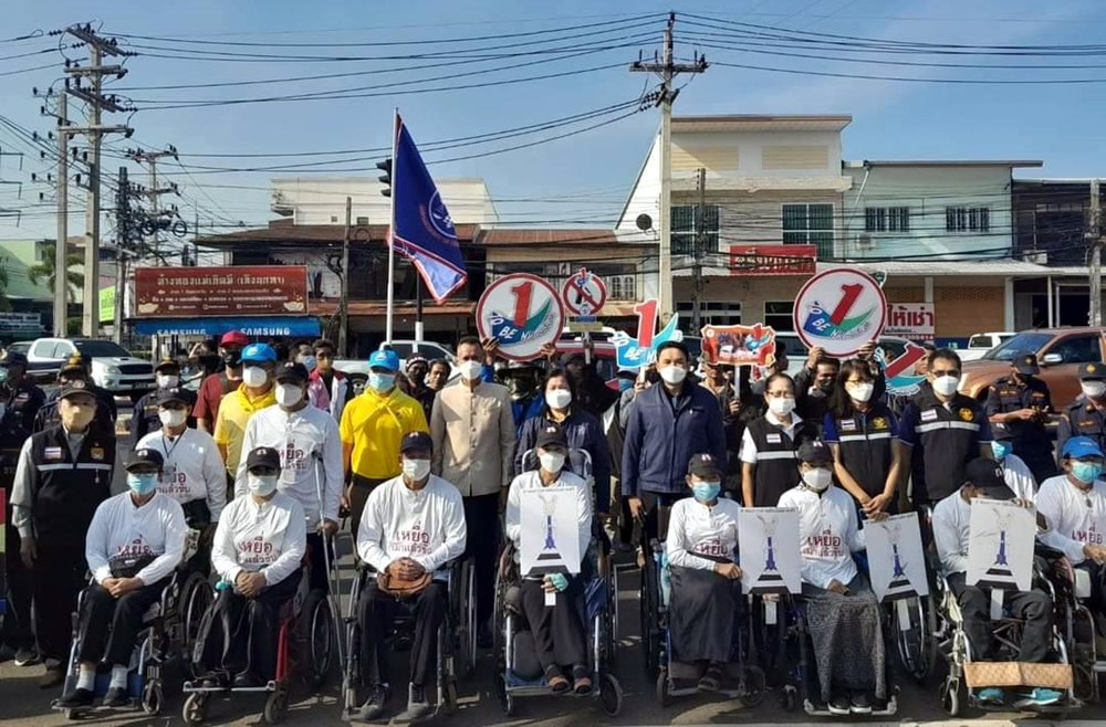 อำเภอเลิงนกทา บูรณาการรณรงค์ลดอุบัติเหตุทางถนน ช่วงส่งท้ายปีเก่าต้อนรับปีใหม่ 2566