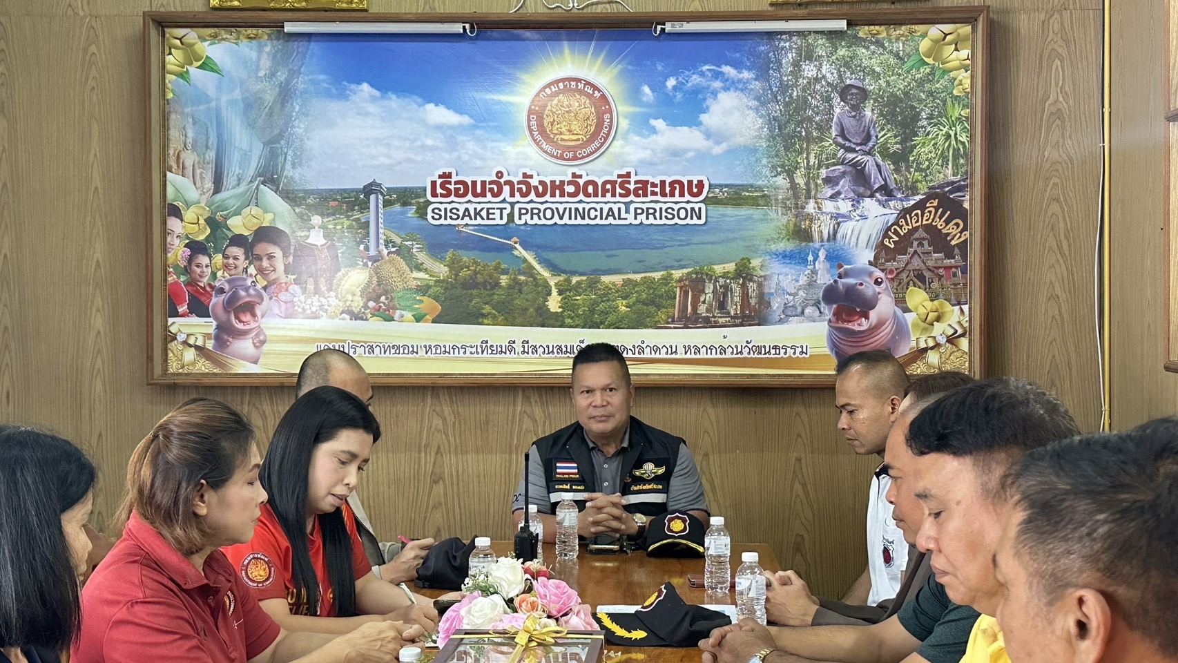 เรือนจำจังหวัดศรีสะเกษ เปิดให้บริการจุดจ่ายน้ำใช้ สำหรับ หน่วยงานราชการ-ศูนย์พักพิง 