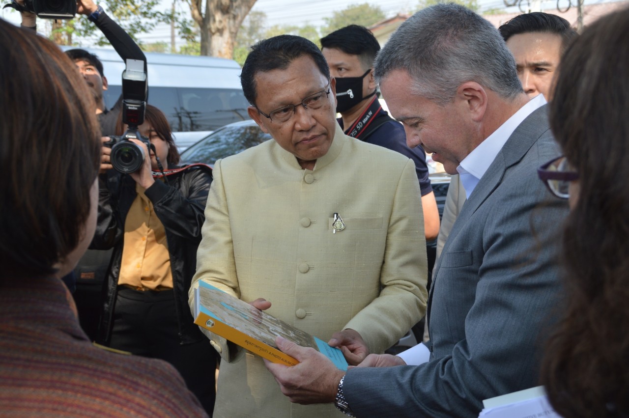 สหรัฐอเมริกาเดินหน้าสนับสนุนโครงการอนุรักษ์มรดกวัฒนธรรมวัดไชยวัฒนารามอุทยานประวัติศาสตร์