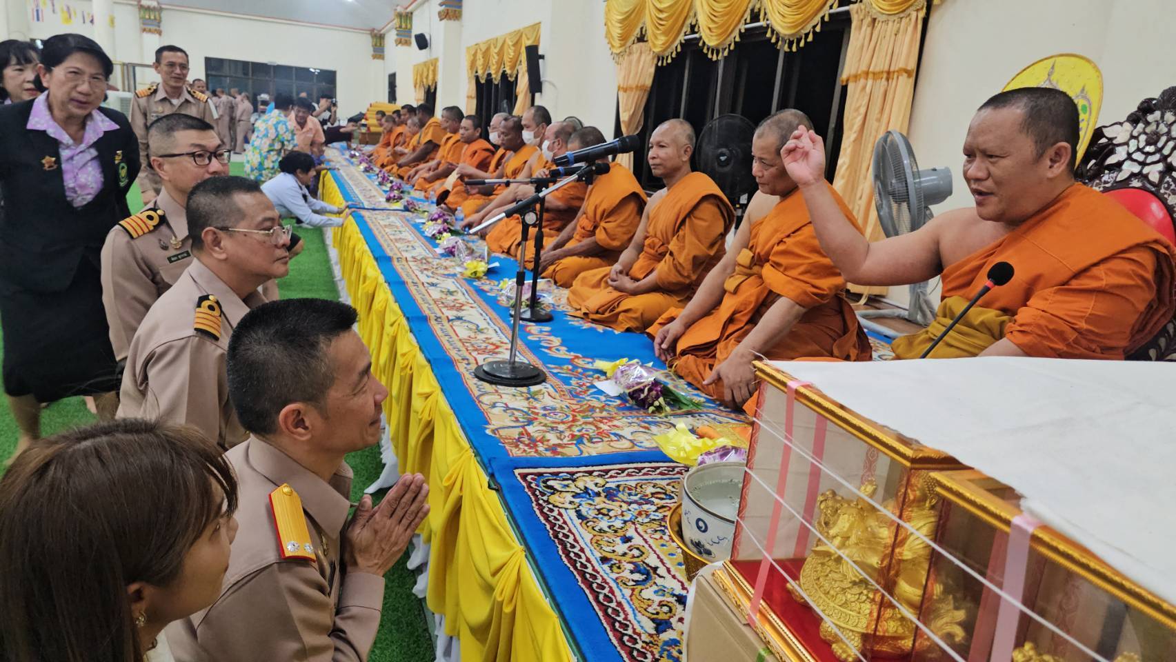 รพ.สมเด็จพระนางเจ้าสิริกิติ์ฯจัดพิธีเจริญพระพุทธมนต์ฉลององค์กฐินสามัคคี ประจำปี 2567