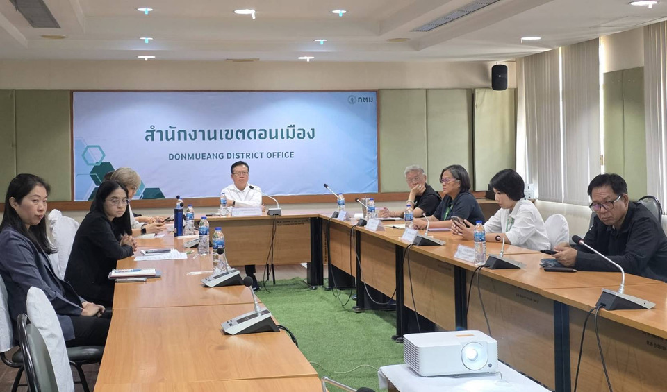 เขตดอนเมือง ร่วมประชุมเตรียมความพร้อมการเลือกตั้ง ส.ก. และผู้ว่าฯ กทม.