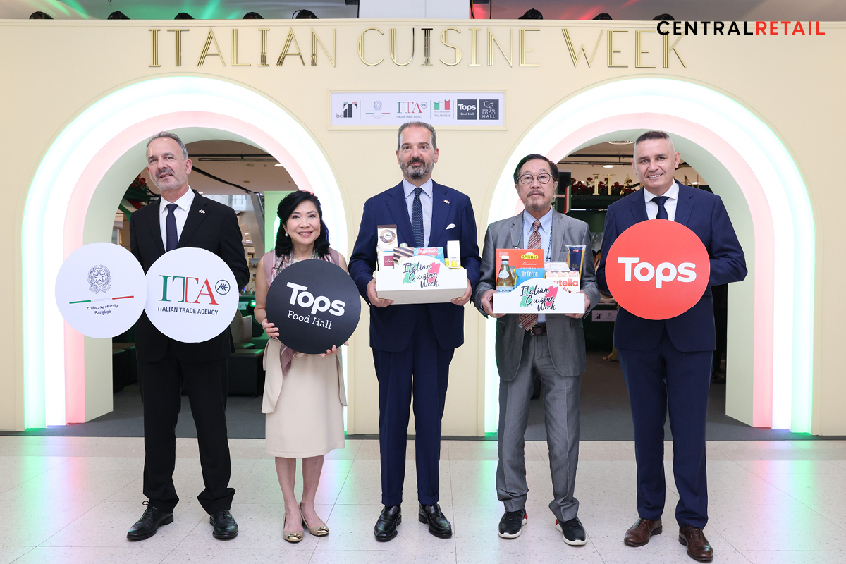 ท็อปส์ ร่วมกับ สถานทูตอิตาลี และ สำนักงานพาณิชย์อิตาเลียน จัดงาน ‘Italian Cuisine Week’ 