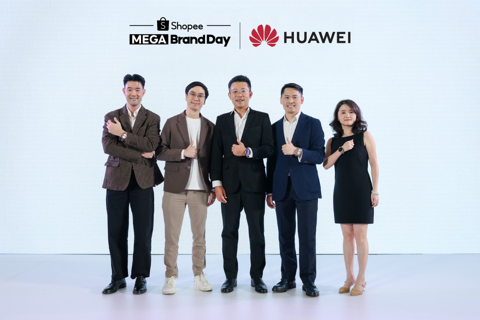 Shopee ผนึก HUAWEI เปิด “Mega Brand Day” ครั้งแรกในไทย ดันยอดขาย WATCH GT 6 พุ่งกว่า 5 เท่า