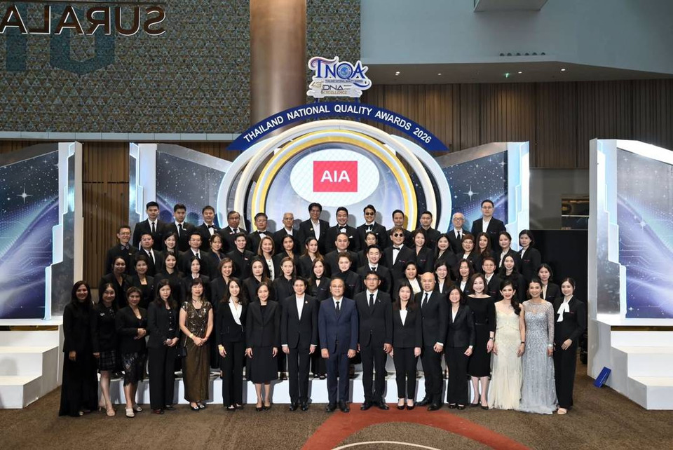AIA ยืนหนึ่ง รักษาแชมป์อันดับ 1 รางวัลตัวแทนคุณภาพดีเด่นแห่งชาติ ครั้งที่ 43 (43rd TNQA)ติดต่อกันเป็นปีที่ 19