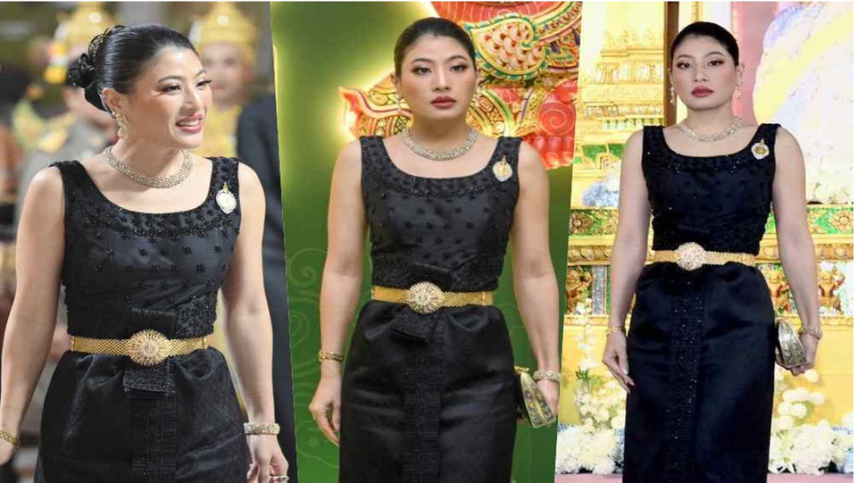 สมเด็จเจ้าฟ้าสิริวัณณวรีฯ ฉลองพระองค์ชุดไทยดุสิต เสด็จทอดพระเนตรโขนมูลนิธิส่งเสริมศิลปาชีพฯ งดงามทรงคุณค่า