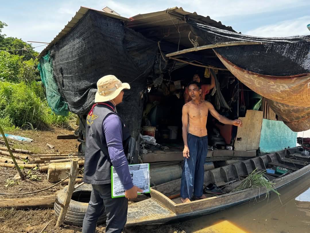 ประมงอ่างทอง ลุยประชาสัมพันธ์มาตรการคุ้มครองสัตว์น้ำจืดฤดูวางไข่
