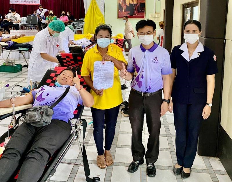 อำเภอเมืองอุตรดิตถ์ จัดกิจกรรมบริจาคโลหิต ไตรมาสที่ 2 ประจำเดือนสิงหาคม 2566
