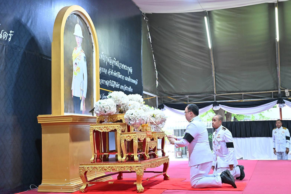 อัยการจังหวัดนครปฐมเป็นประธานพิธีบำเพ็ญกุศลพระพิธีธรรม สวดพระอภิธรรมถวายพระกุศลแด่ "เจ้าฟ้าพัชรกิติยาภาฯ" 