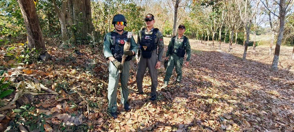 พบวัตถุต้องสงสัยคล้ายระเบิดชายแดนพนมดงรัก EOD เก็บกู้ปลอดภัย