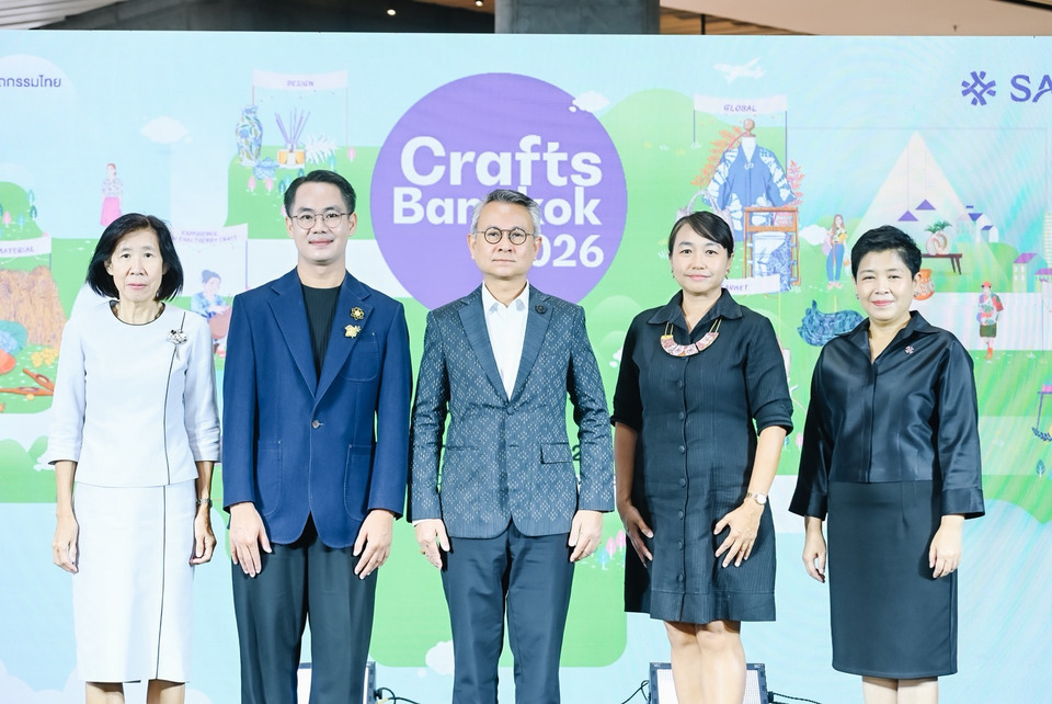 SACIT จัดเต็มงานคราฟต์ไทยร่วมสมัย ครบวงจร ที่ “Crafts Bangkok 2026”