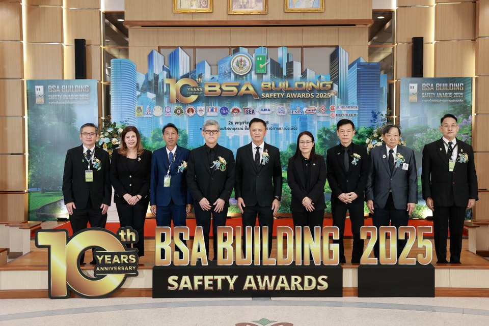 67 อาคารคว้ารางวัล “BSA Building Safety Award 2025” ฉลองครบรอบ 10 ปี โครงการยกระดับมาตรฐานความปลอดภัยอาคาร