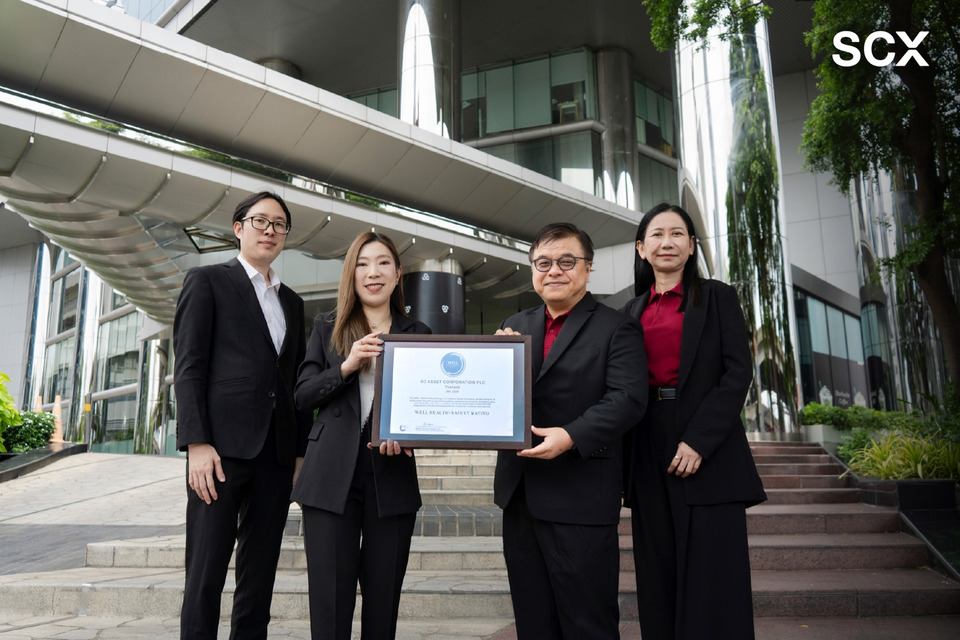 SCX Corporation ในเครือ SC คว้ามาตรฐาน WELL Health-Safety Rating ต่อเนื่อง 4 ปีซ้อน