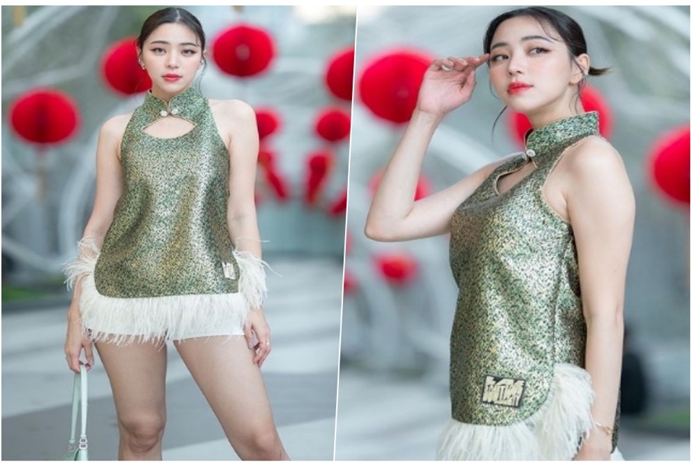 ไม่รู้บอกใคร! "นิวเคลียร์" ใส่ชุดเซ็กซี่ อ้อนขออั่งเปาซองหนาๆ 