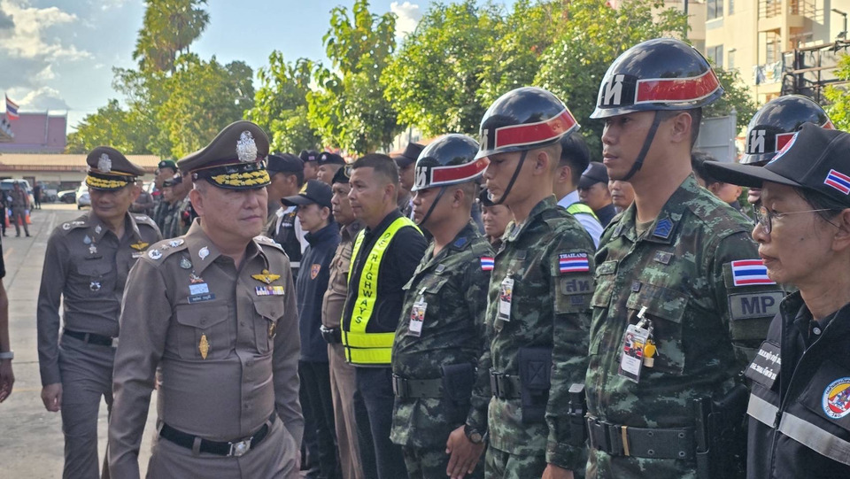ผบช.ภ.3 ปล่อยแถวระดมกำลังโคราช กวาดล้างอาชญากรรมเข้ม รับมือชายแดน โดรนสอดแนม เทศกาลปีใหม่
