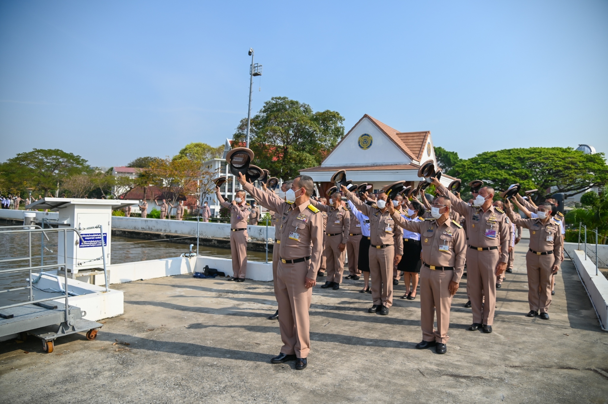 พิธีส่งหมู่เรือฝึก นักเรียนนายเรือ ฝึกภาคปฏิบัติในทะเลต่างประเทศ