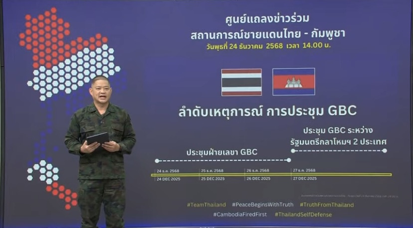 เปิดฉาก GBC ไทย-กัมพูชา ถกหยุดยิง! กลาโหมชี้หลักฐาน 'ทุ่นระเบิดสังหาร' ละเมิดกติกาสากล