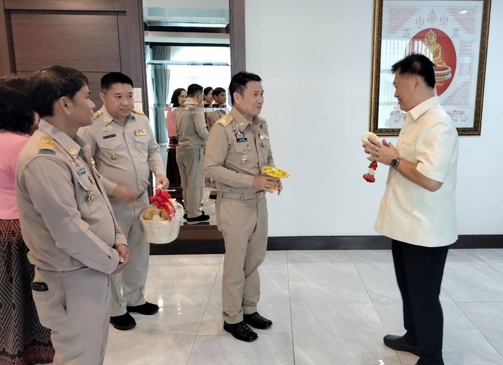 "ทินกร บุญเงิน" เข้าพบพ่อเมืองสระบุรี รายงานตัวเข้าปฏิบัติหน้าที่ ผอ.ศพช.สระบุรี