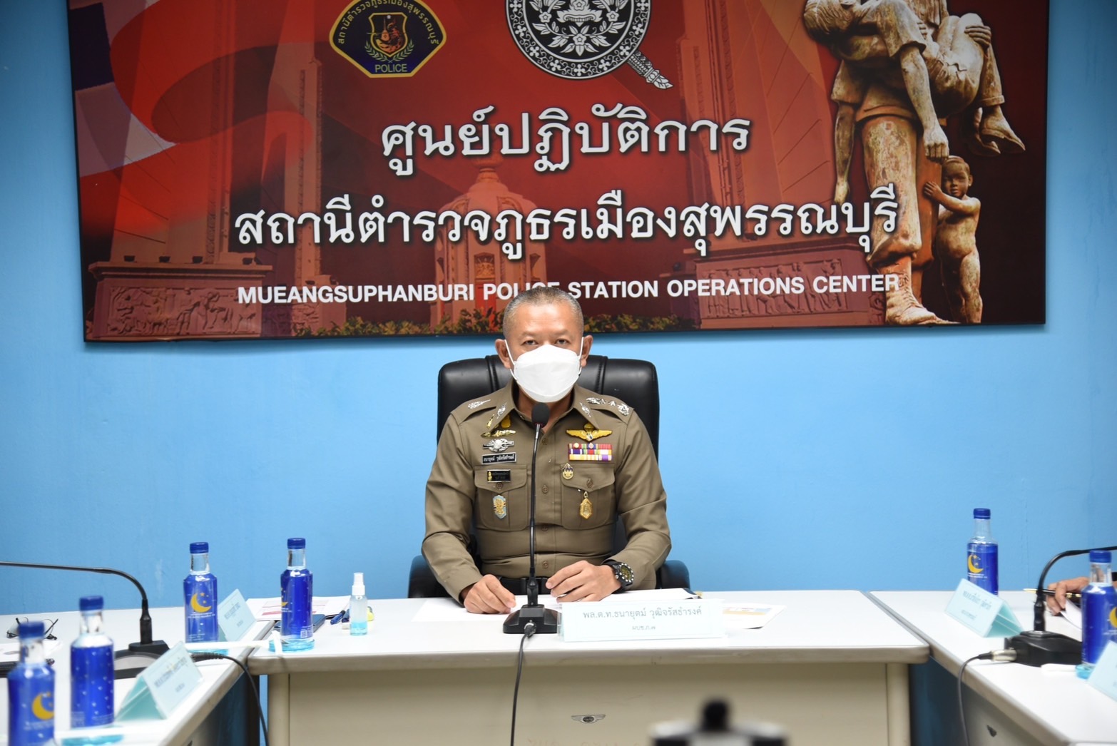 บิ๊กโอ๋ ถกปมหักดิบยิงยับอริดับ 1 เจ็บ 2 กลางเมืองสุพรรณ