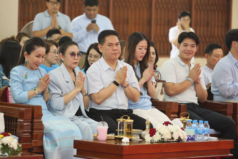 “วราวุธ” บำเพ็ญกุศล 94 ปี ชาตกาล “บรรหาร ศิลปอาชา” นักการเมือง-ศิษย์เก่าชาติไทย–ขรก. ร่วมงานพรึ่บ