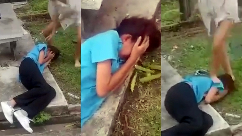 แม่ร้อง! สาว 17 ทำร้าย ลูกสาว 13 ปี เตะหัว-กระแทกพื้น ลูกผวาไม่กล้าไปโรงเรียน
