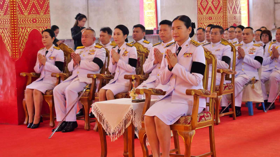 พะเยาจัดพิธีบำเพ็ญกุศลสัตตมวาร 7 วัน อุทิศพระกุศลแด่ “เจ้าฟ้าพัชรกิติยาภาฯ” 