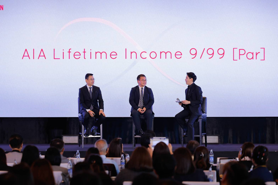 AIA เปิดตัว “เอไอเอ ไลฟ์ไทม์ อินคัม 9/99 (มีเงินปันผล)” ชูรายได้ยาวถึงอายุ 99 ปี ตอบโจทย์วางแผนการเงินระยะยาว