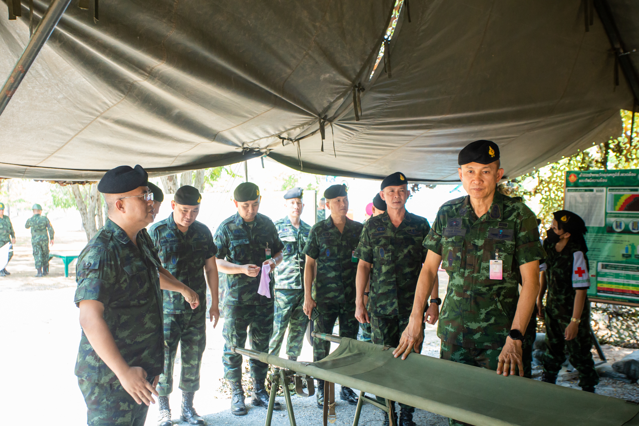 รองแม่ทัพภาคที่ 3 ตรวจเยี่ยมความพร้อม สำหรับการฝึก และการดูแลทหารใหม่