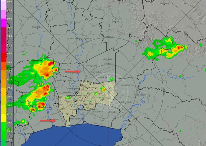 มาตามนัด! หลังเลิกงานเตรียมตัวรอฝนมาแน่นอน